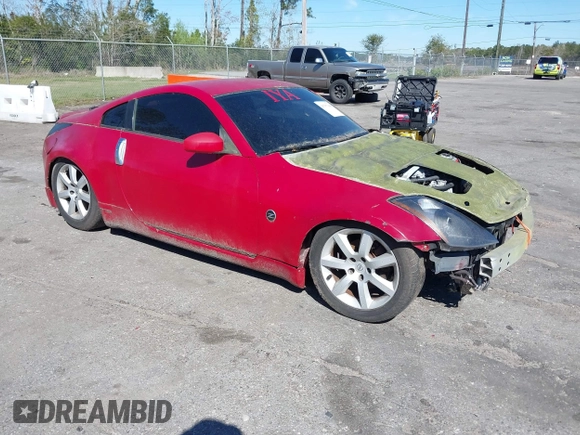 2005 Nissan 350Z Touring with VIN JN1AZ34D35M610759, listed as a IAAI auction lot 41757344 with 159,693 mi miles. Bid and sale history available at carsss.com. Image 1.