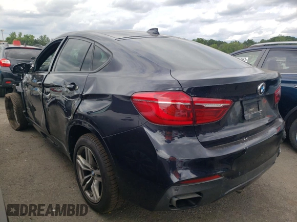 2016 BMW X6 xDrive35i with VIN 5UXKU2C56G0N78516, listed as a Copart auction lot 56144323 with 152,622 mi miles. Bid and sale history available at carsss.com. Image 2.