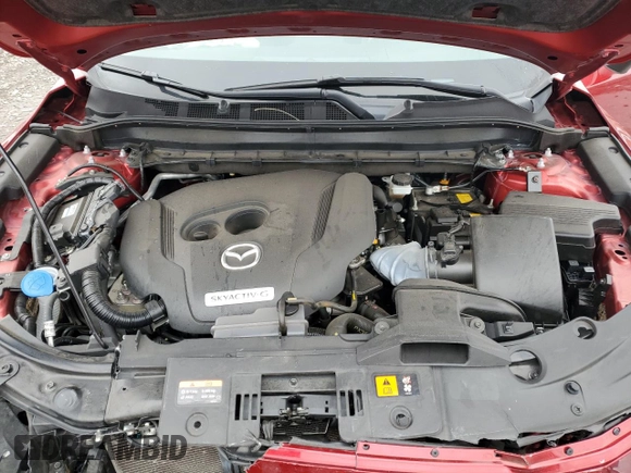 2021 Mazda CX-5 Grand Touring Reserve with VIN JM3KFBAY5M0313517, listed as a Copart auction lot 42815805 with 34,028 mi miles and Salvage Title. Bid and sale history available at carsss.com. Image 13.