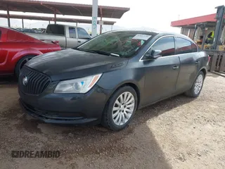 2014 Buick LaCrosse Leather with VIN 1G4GB5G39EF288087, listed as a IAAI auction lot 41897156 with 156,413 mi miles. Bid and sale history available at carsss.com. Image 2.