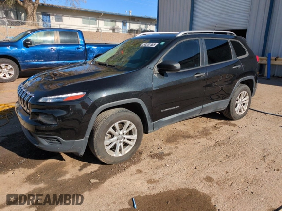 2015 Jeep Cherokee Sport z VIN 1C4PJLAB6FW689285, wystawiony jako Copart lot #54341465 z przebiegiem 114 293 mil mil oraz Szkoda całkowita • Salvage title. Historia ofert i sprzedaży dostępna na DreamBid. Obrazek 1.