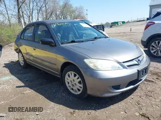 2005 Honda Civic LX z VIN 1HGES16535L019593, wystawiony jako IAAI lot #41964095 z przebiegiem 212 742 mil mil oraz . Historia ofert i sprzedaży dostępna na DreamBid. Obrazek 1.