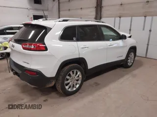 2016 Jeep Cherokee Limited with VIN 1C4PJMDS0GW219109, listed as a IAAI auction lot 41829878 with 156,947 mi miles and . Bid and sale history available at DreamBid. Image 4.