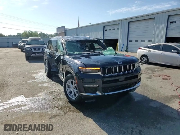 2023 Jeep Grand Cherokee Limited z VIN 1C4RJKBG4P8898687, wystawiony jako Copart lot #57346475 z przebiegiem 28 431 mil mil oraz Szkoda całkowita • Salvage title. Historia ofert i sprzedaży dostępna na DreamBid. Obrazek 15.