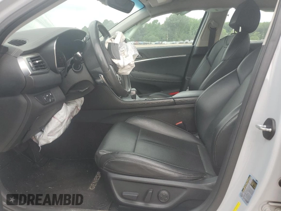 2019 Genesis G70 Advanced with VIN KMTG64LA2KU031319, listed as a Copart auction lot 59487385 with 15,320 mi miles and Salvage title. Bid and sale history available at DreamBid. Image 7.