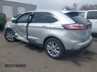 2019 Ford Edge Titanium with VIN 2FMPK4K92KBB89260, listed as a IAAI auction lot 41885743 with 80,001 mi miles. Bid and sale history available at carsss.com. Image 3.