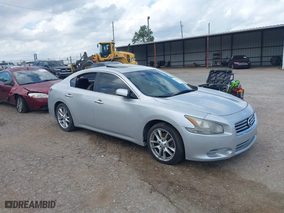 2014 Nissan Maxima 3.5 SV w/Sport Pkg with VIN 1N4AA5AP0EC436885, listed as a IAAI auction lot 41877739 with 123,693 mi miles. Bid and sale history available at carsss.com. Image 1.