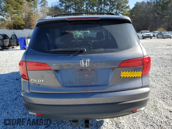 2017 Honda Pilot EX-L with VIN 5FNYF5H54HB041176, listed as a Copart auction lot 45532515 with Not Provided miles and Salvage Title. Bid and sale history available at carsss.com. Image 6.