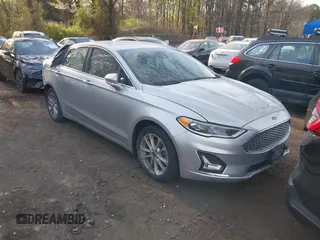 2019 Ford Fusion Titanium with VIN 3FA6P0SU8KR212370, listed as a IAAI auction lot 42114934 with 42,521 mi miles and . Bid and sale history available at DreamBid. Image 1.