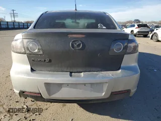 2008 Mazda 3 i Sport with VIN JM1BK12F281778705, listed as a Copart auction lot 89202195 with 243,541 mi miles and Salvage Title. Bid and sale history available at DreamBid. Image 6.