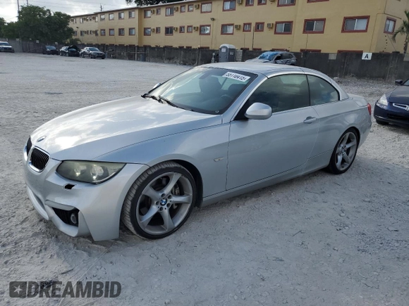 2011 BMW 3 Series 335i with VIN WBADX7C52BE580898, listed as a Copart auction lot 55110415 with 105,354 mi miles and Clean Title. Bid and sale history available at carsss.com. Image 1.