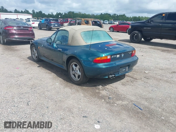 1999 BMW Z3 2.5 with VIN 4USCH9336XLF81090, listed as a IAAI auction lot 42742278 with 164,341 mi miles and . Bid and sale history available at DreamBid. Image 3.