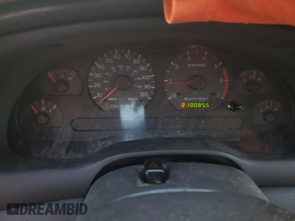 2004 Ford Mustang Standard with VIN 1FAFP40604F194460, listed as a Copart auction lot 48807575 with 210,085 mi miles and Salvage Title. Bid and sale history available at carsss.com. Image 9.