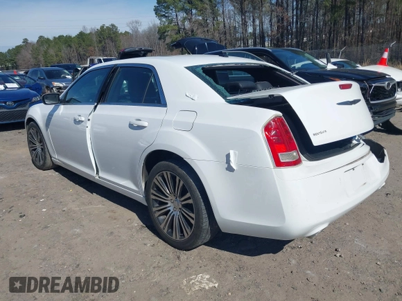 2013 Chrysler 300 with VIN 2C3CCABGXDH699096, listed as a IAAI auction lot 41614034 with 136,344 mi miles. Bid and sale history available at carsss.com. Image 3.