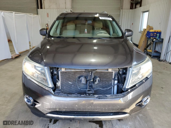 2013 Nissan Pathfinder SV with VIN 5N1AR2MN1DC651231, listed as a Copart auction lot 41500215 with 128,709 mi miles and Salvage Title. Bid and sale history available at carsss.com. Image 5.