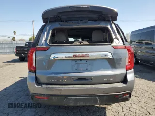 2022 GMC Yukon SLE with VIN 1GKS2AKD5NR329485, listed as a Copart auction lot 47016325 with 0 mi miles and Salvage Title. Bid and sale history available at carsss.com. Image 6.