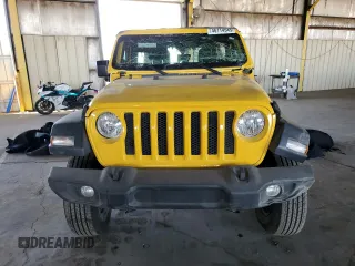 2018 Jeep Wrangler Unlimited Sport z VIN 1C4HJXDG9JW291015, wystawiony jako Copart lot #46114545 z przebiegiem 81 288 mil mil oraz Szkoda całkowita • Salvage title. Historia ofert i sprzedaży dostępna na DreamBid. Obrazek 5.