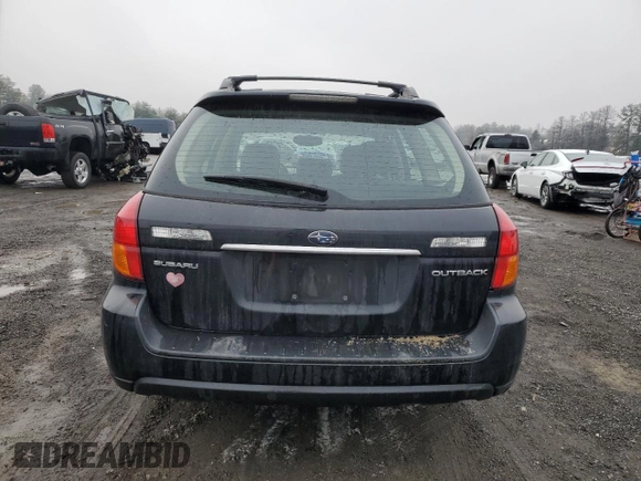 2006 Subaru Legacy Outback Limited with VIN 4S4BP62C967309234, listed as a Copart auction lot 44039425 with 292,686 mi miles and Salvage title. Bid and sale history available at DreamBid. Image 6.