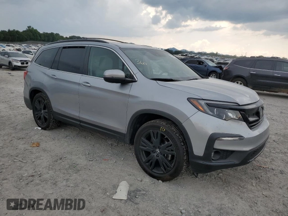 2022 Honda Pilot Special Edition with VIN 5FNYF6H28NB062393, listed as a Copart auction lot 62849025 with 81,565 mi miles and Salvage title. Bid and sale history available at DreamBid. Image 4.