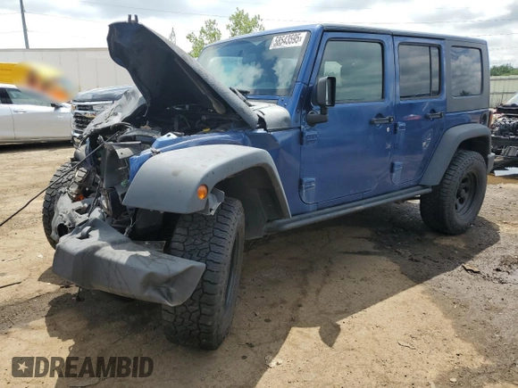 2009 Jeep Wrangler Unlimited Rubicon with VIN 1J4GA69199L713060, listed as a Copart auction lot 58543595 with 159,981 mi miles and Clean title. Bid and sale history available at DreamBid. Image 1.