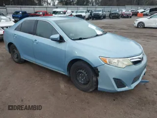 2012 Toyota Camry L with VIN 4T4BF1FK7CR222314, listed as a IAAI auction lot 41583704 with 224,899 mi miles. Bid and sale history available at carsss.com. Image 1.