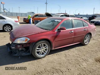 2015 Chevrolet Impala LTZ with VIN 2G1WC5E33F1150255, listed as a Copart auction lot 74750144 with 116,545 mi miles and Salvage Title. Bid and sale history available at DreamBid. Image 1.