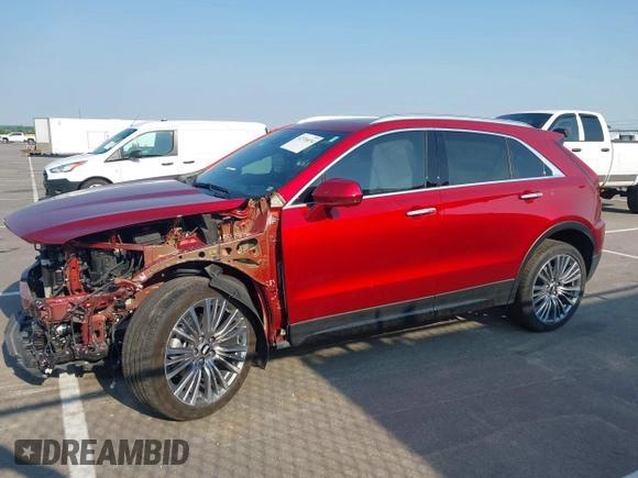 2025 Cadillac XT4 AWD Premium Luxury with VIN 1GYFZDR42SF118428, listed as a IAAI auction lot 42376074 with 13,758 mi miles and . Bid and sale history available at DreamBid. Image 15.