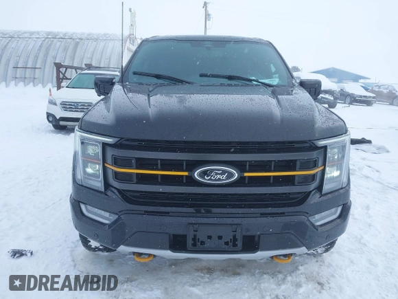 2022 Ford F-150 XL with VIN 1FTEW1E89NFA37044, listed as a IAAI auction lot 41481404 with 33,033 mi miles. Bid and sale history available at carsss.com. Image 13.