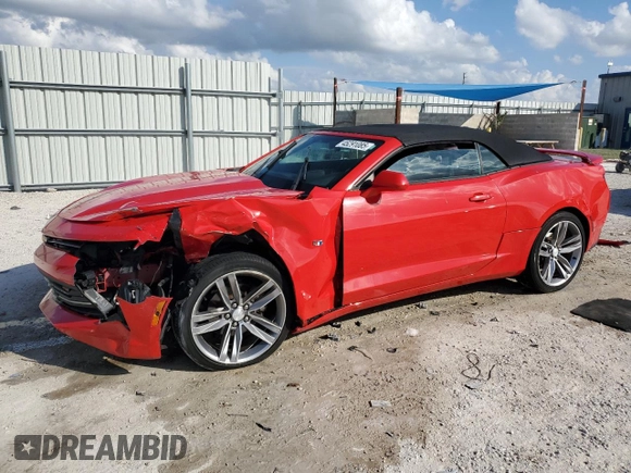 2017 Chevrolet Camaro 1LT with VIN 1G1FB3DS5H0174975, listed as a Copart auction lot 45291085 with 69,461 mi miles and Salvage Title. Bid and sale history available at carsss.com. Image 1.
