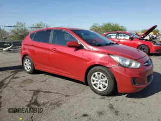 2014 Hyundai Accent GS with VIN KMHCT5AE8EU189813, listed as a Copart auction lot 60126745 with 120,663 mi miles and Salvage title. Bid and sale history available at DreamBid. Image 4.