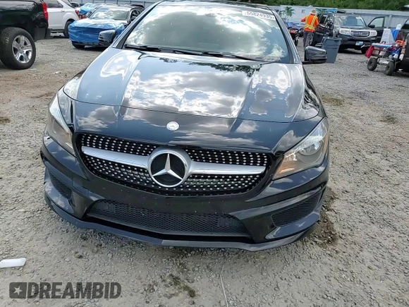2014 Mercedes-Benz CLA 250 with VIN WDDSJ4EB3EN107292, listed as a Copart auction lot 55824935 with 141,865 mi miles and Salvage title. Bid and sale history available at DreamBid. Image 13.