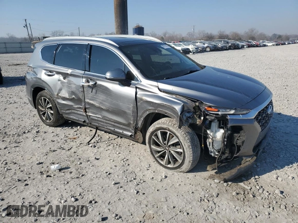 2019 Hyundai Santa Fe Limited with VIN 5NMS53AD3KH075579, listed as a Copart auction lot 46757675 with 78,551 mi miles and Salvage Title. Bid and sale history available at carsss.com. Image 4.