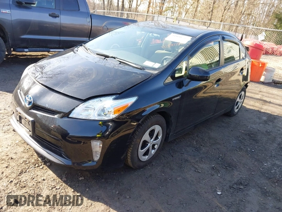 2014 Toyota Prius Four with VIN JTDKN3DU6E0376766, listed as a IAAI auction lot 41800757 with 103,017 mi miles. Bid and sale history available at carsss.com. Image 2.