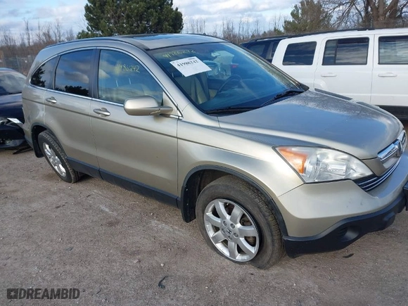 2007 Honda CR-V EX-L with VIN JHLRE48787C088325, listed as a IAAI auction lot 41986242 with 215,389 mi miles. Bid and sale history available at carsss.com. Image 1.