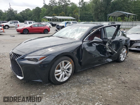 2024 Lexus IS 300 with VIN JTHCA1D24R5129899, listed as a Copart auction lot 58364115 with 23,360 mi miles and Salvage title. Bid and sale history available at DreamBid. Image 1.