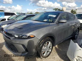 2024 Dodge Hornet R/T Plus with VIN ZACPDFDW5R3A17430, listed as a Copart auction lot 84049874 with 3,774 mi miles and Salvage Title. Bid and sale history available at carsss.com. Image 1.