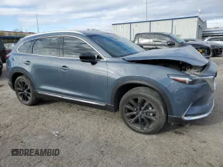 2023 Mazda CX-9 Carbon Edition with VIN JM3TCBDY0P0650772, listed as a Copart auction lot 48994315 with 14,758 mi miles and Salvage title. Bid and sale history available at DreamBid. Image 4.