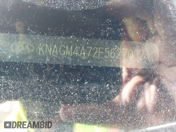 2015 Kia Optima LX z VIN KNAGM4A72F5627037, wystawiony jako IAAI lot #42399339 z przebiegiem 149 612 mil mil oraz . Historia ofert i sprzedaży dostępna na DreamBid. Obrazek 9.