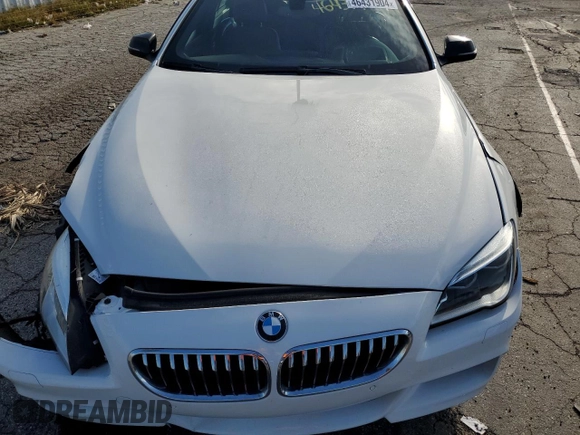 2016 BMW 6 Series 640i with VIN WBA6D0C56GG432743, listed as a Copart auction lot 46431904 with 98,208 mi miles. Bid and sale history available at carsss.com. Image 12.