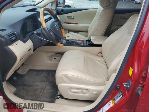 2010 Lexus RX 350 with VIN 2T2BK1BAXAC052124, listed as a Copart auction lot 63071525 with 208,147 mi miles and Clean title. Bid and sale history available at DreamBid. Image 7.