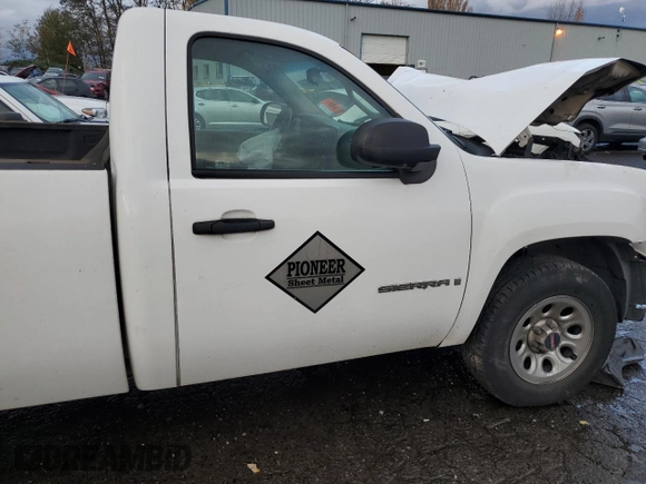 2008 GMC Sierra 1500 Work Truck with VIN 1GTEC14C18Z306686, listed as a Copart auction lot 80549224 with Not provided miles and Salvage title. Bid and sale history available at DreamBid. Image 10.