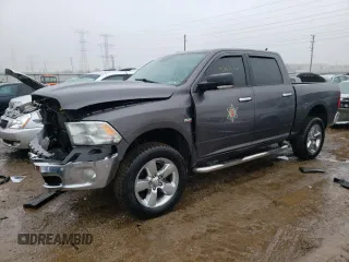 2015 Ram 1500 Big Horn with VIN 1C6RR7LT2FS611762, listed as a Copart auction lot 50074595 with 131,296 mi miles and Salvage title. Bid and sale history available at DreamBid. Image 1.