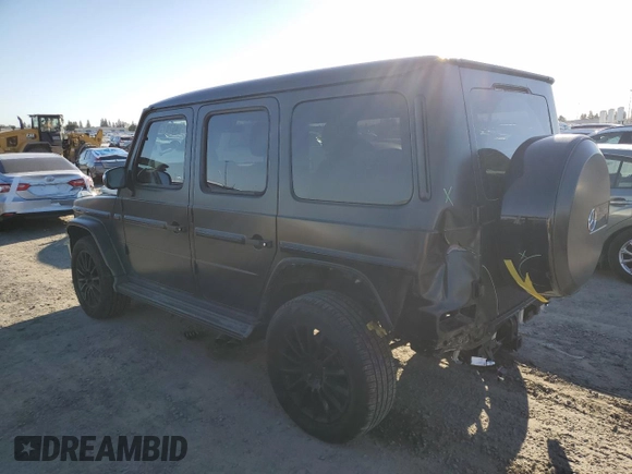 2023 Mercedes-Benz G 550 with VIN W1NYC6BJ8PX477062, listed as a Copart auction lot 46707575 with 20,232 mi miles and Salvage Title. Bid and sale history available at DreamBid. Image 2.