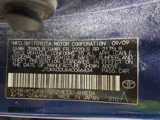2010 Toyota Prius II with VIN JTDKN3DU6A0066434, listed as a IAAI auction lot 41848392 with 122,446 mi miles. Bid and sale history available at carsss.com. Image 9.