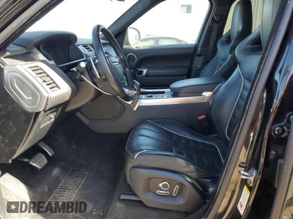 2016 Land Rover Range Rover Sport SVR with VIN SALWZ2EF5GA580299, listed as a Copart auction lot 43380555 with 75,191 mi miles and Clean title. Bid and sale history available at DreamBid. Image 7.