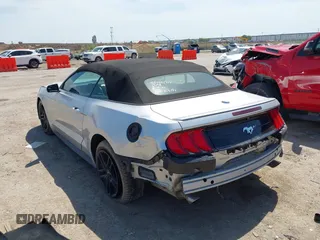 2018 Ford Mustang EcoBoost Premium with VIN 1FATP8UH6J5124517, listed as a IAAI auction lot 42260728 with 52,773 mi miles and . Bid and sale history available at DreamBid. Image 3.