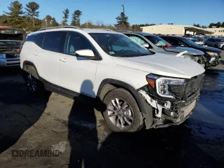 2022 GMC Terrain SLT with VIN 3GKALVEV4NL182250, listed as a Copart auction lot 43032445 with 23,602 mi miles and Salvage Title. Bid and sale history available at DreamBid. Image 4.