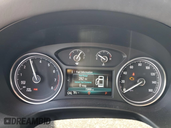 2019 Buick Enclave Essence with VIN 5GAERBKW0KJ262320, listed as a Copart auction lot 53915105 with 73,889 mi miles and Salvage Title. Bid and sale history available at DreamBid. Image 9.