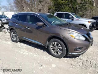 2016 Nissan Murano S with VIN 5N1AZ2MG6GN140205, listed as a Copart auction lot 48783545 with 117,499 mi miles and Salvage Title. Bid and sale history available at carsss.com. Image 4.
