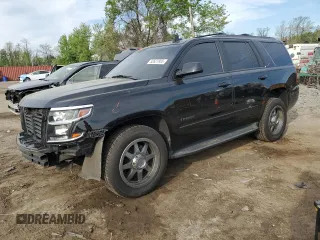 2018 Chevrolet Tahoe LS z VIN 1GNSKAKC8JR215839, wystawiony jako Copart lot #52627955 z przebiegiem 96 380 mil mil oraz Szkoda całkowita • Salvage title. Historia ofert i sprzedaży dostępna na DreamBid. Obrazek 1.